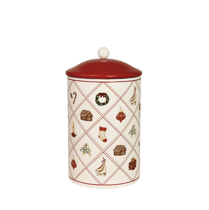 Nostalgisk juleboks i metall