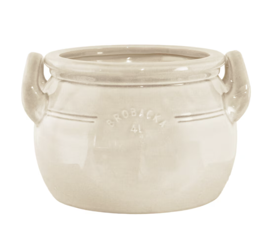 Marits Potte 4L lav Kremhvit